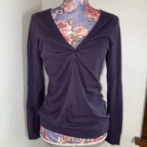 GAP Deep Purple Long Sleeve Top